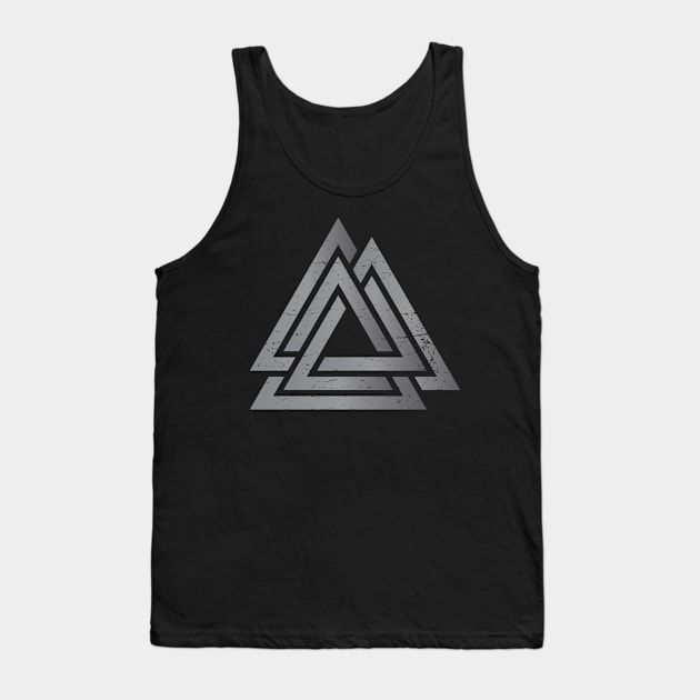 Norse Vikings Pagan Germanic Symbol Vaknut Tank Top by tatadonets